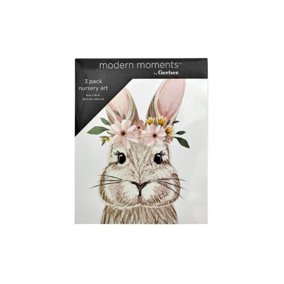 Modern Moments Baby Nursery Artwork 3 pack set by Gerber    C1 - Picture 6 of 6
